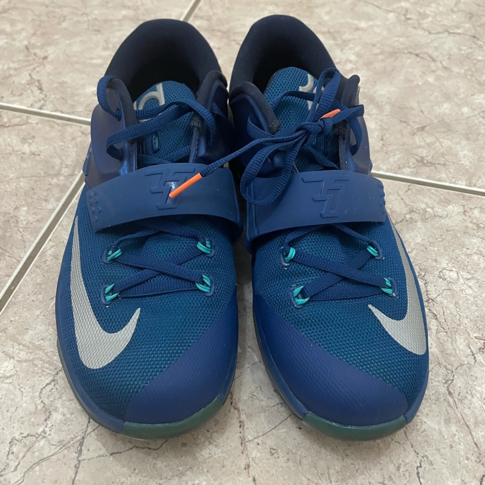 KD VII (7) "GYM BLUE" YOUTH SZ: 7Y SAME AS WOMAN 6.0 NEW AUTHENTIC SUPER RARE